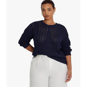 Ralph Lauren Navy Crew Neck Sweater